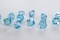 100pcs Authentic Preciosa 4mm (0.16 Inch) Small Faceted Bicone Crystal Loose Beads Aquamarine Blue Compatible with Swarovski 5301/5328 for DIY Jewelry Making Pre-B410